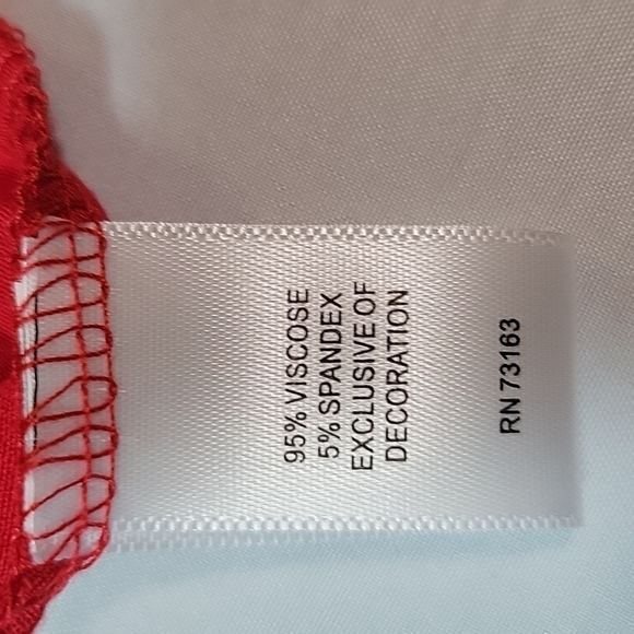 Cupid Red Dress Sz M NWT - Picture 9 of 9